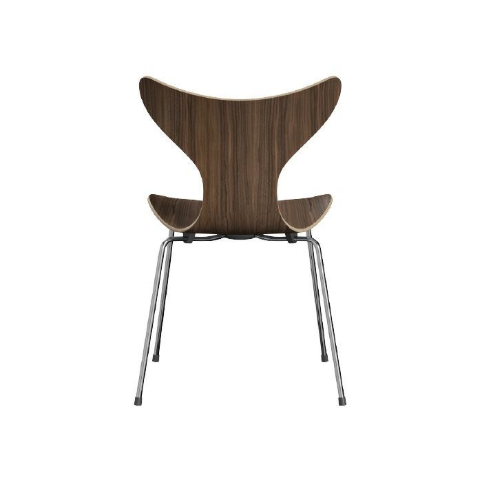 FRITZ HANSEN（フリッツハンセン）/LILY（リリー）/ダイニングチェア/ウォルナット/ナチュラルウッド/クローム脚/Model 3108 【納期】ご注文後確認