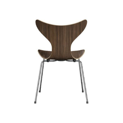 FRITZ HANSEN（フリッツハンセン）/LILY（リリー）/ダイニングチェア/ウォルナット/ナチュラルウッド/クローム脚/Model 3108 【納期】ご注文後確認