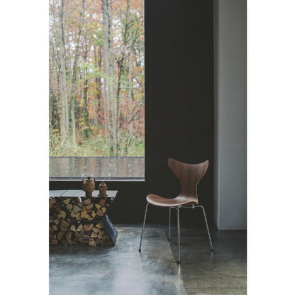 FRITZ HANSEN（フリッツハンセン）/LILY（リリー）/ダイニングチェア/ウォルナット/ナチュラルウッド/クローム脚/Model 3108 【納期】ご注文後確認