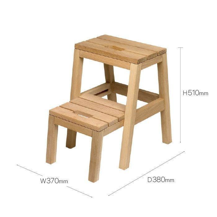 SKAGERAK（スカゲラック）/Dania Step Ladder（ダニア ステップラダー）/スツール/踏み台/オーク材 【納期】ご注文後確認