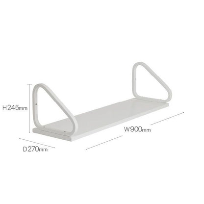 Artek（アルテック）/112B/WALL SHELF（ウォールシェルフ）/バーチ材/ホワイトラッカー塗装仕上げ/W90×D25cm/壁付け棚 【納期】約3～4週間（メーカー欠品時を除く）