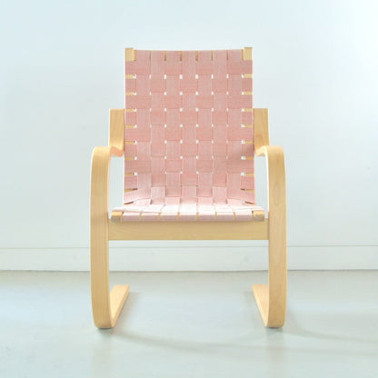 Artek（アルテック）/Armchair406（アームチェア406）/ラウンジチェア/バーチ材/ナチュラルラッカー仕上げ/ナチュラル レッド【納期】ご注文後確認