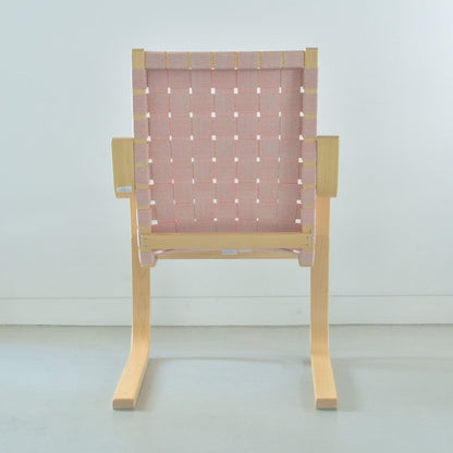 Artek（アルテック）/Armchair406（アームチェア406）/ラウンジチェア/バーチ材/ナチュラルラッカー仕上げ/ナチュラル レッド【納期】ご注文後確認