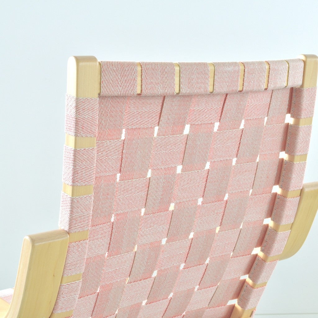 Artek（アルテック）/Armchair406（アームチェア406）/ラウンジチェア/バーチ材/ナチュラルラッカー仕上げ/ナチュラル レッド【納期】ご注文後確認