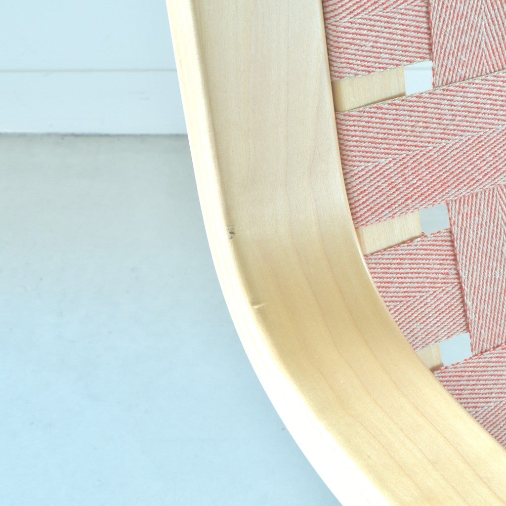 Artek（アルテック）/Armchair406（アームチェア406）/ラウンジチェア/バーチ材/ナチュラルラッカー仕上げ/ナチュラル レッド【納期】ご注文後確認