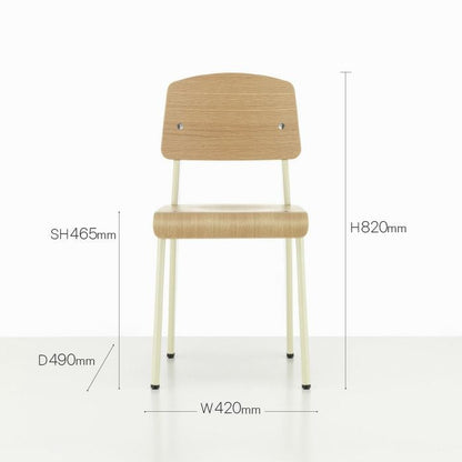 Vitra（ヴィトラ）/Standard Chair（スタンダードチェア）/ダイニングチェア/ナチュラルオーク/ブランコロンブ脚 【納期】ご注文後確認