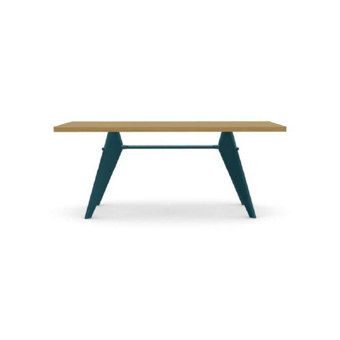 Vitra（ヴィトラ）/EM Table（EM テーブル）/ダイニングテーブル/ナチュラルオーク/ラッカー仕上げ/ブルーディナスティ/W180×D90cm【納期】2～3週間（メーカー欠品時除く）【納期】ご注文後確認