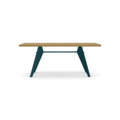 Vitra（ヴィトラ）/EM Table（EM テーブル）/ダイニングテーブル/ナチュラルオーク/ラッカー仕上げ/ブルーディナスティ/W180×D90cm【納期】2～3週間（メーカー欠品時除く）【納期】ご注文後確認