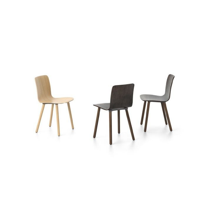 Vitra（ヴィトラ）/HAL PLY Wood（ハル プライ ウッド）/ダイニングチェア/ダークオーク/ラッカー仕上げ 【納期】ご注文後確認