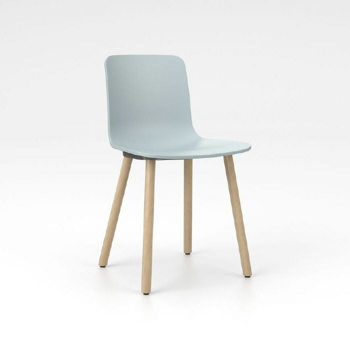 Vitra（ヴィトラ）/HAL RE WOOD（ハル リ ウッド）/ダイニングチェア/アイスグレーRE/ナチュラルオーク脚 【納期】ご注文後確認