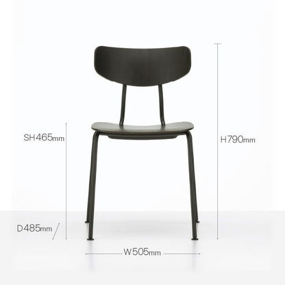Vitra（ヴィトラ）/Moca（モカ）/ダイニングチェア/ダークオーク/ラッカー仕上げ/ベーシックダーク脚 【納期】約3～4週間（メーカー欠品時を除く）