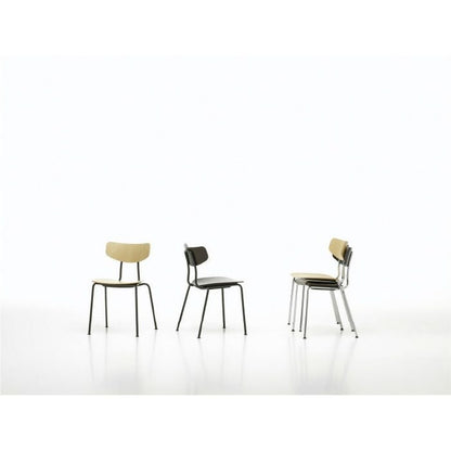 Vitra（ヴィトラ）/Moca（モカ）/ダイニングチェア/ダークオーク/ラッカー仕上げ/ベーシックダーク脚 【納期】約3～4週間（メーカー欠品時を除く）