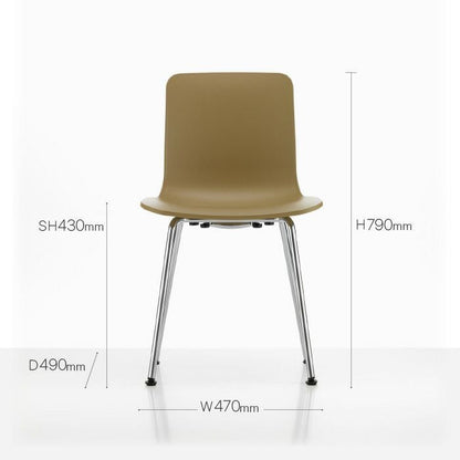 Vitra（ヴィトラ）/HAL RE Tube Stackable（ハル リ チューブ スタッカブル）/ダイニングチェア/カードボード RE/クローム脚 【納期】ご注文後確認