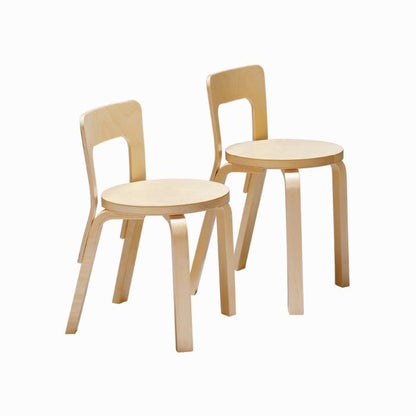 Artek/N65/子供用チェア/バーチ材/ナチュラルラッカー仕上げ 【納期】約3～4週間（メーカー欠品時を除く）