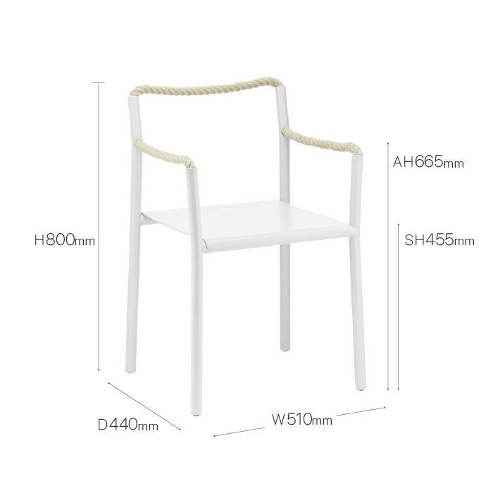 Artek/Rope Chair/ロープチェア/ライトグレー 【納期】約3～4週間（メーカー欠品時を除く）
