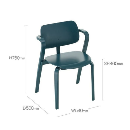 Artek/Aslak Chair/アスラックチェア/ペトロール/ラッカー仕上げ 【納期】約3～4週間（メーカー欠品時を除く）