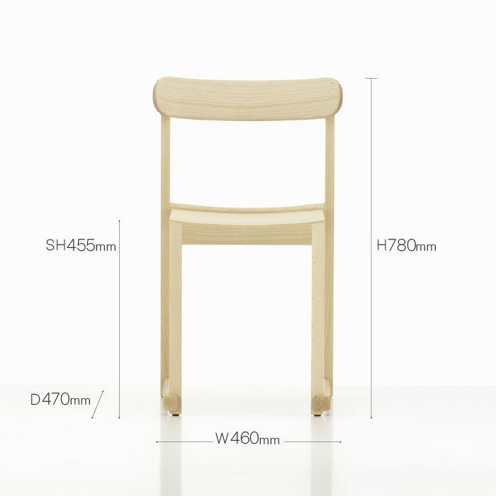 Artek/ATELIER CHAIR/アトリエチェア/ビーチ材/ナチュラル/ラッカー仕上げ 【納期】約3～4週間（メーカー欠品時を除く）