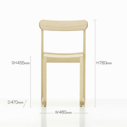 Artek/ATELIER CHAIR/アトリエチェア/ビーチ材/ナチュラル/ラッカー仕上げ 【納期】約3～4週間（メーカー欠品時を除く）