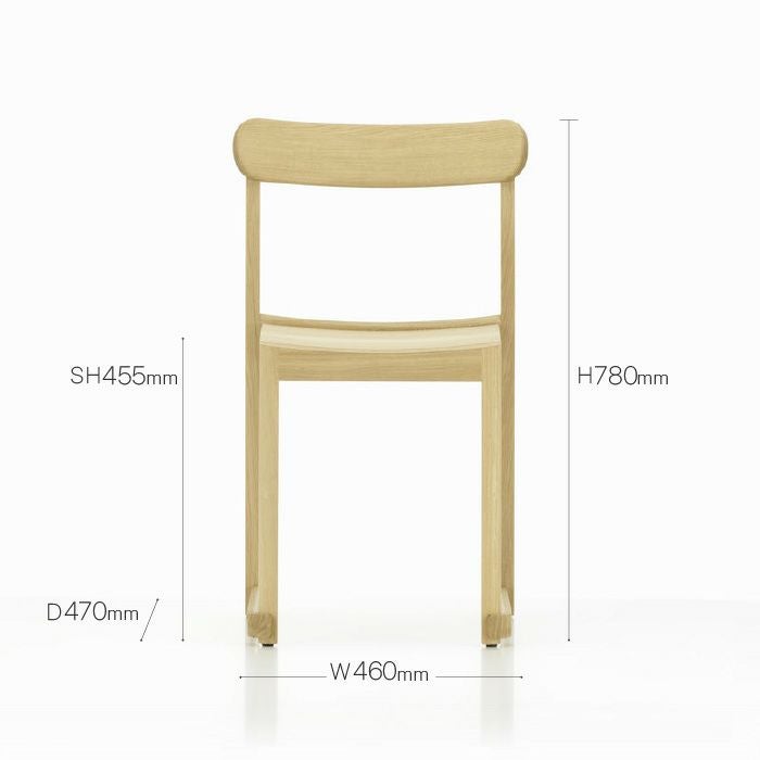 Artek/ATELIER CHAIR/アトリエチェア/オーク材/ナチュラル/ラッカー仕上げ 【納期】約3～4週間（メーカー欠品時を除く）