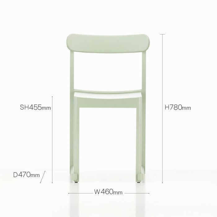 Artek/ATELIER CHAIR/アトリエチェア/ビーチ材/グリーン/ラッカー仕上げ 【納期】約3～4週間（メーカー欠品時を除く）