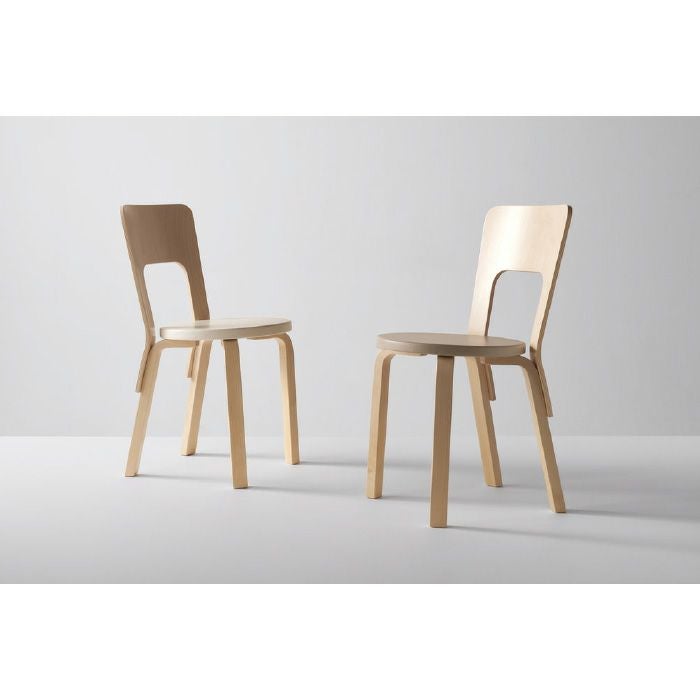 Artek/CHAIR 66/チェア66/バーチ材/ナチュラルラッカー仕上げ 【納期】約3～4週間（メーカー欠品時を除く）