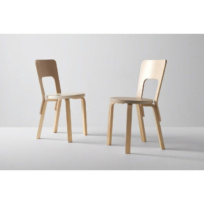 Artek/CHAIR 66/チェア66/バーチ材/ナチュラルラッカー仕上げ 【納期】約3～4週間（メーカー欠品時を除く）