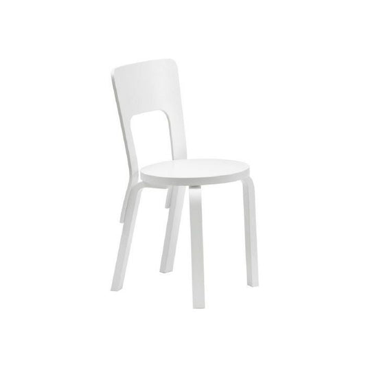Artek/CHAIR 66/チェア66/バーチ材/ナチュラルラッカー仕上げ/ホワイトラッカー 【納期】約3～4週間（メーカー欠品時を除く）