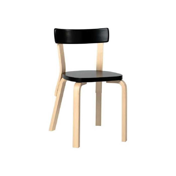 Artek/CHAIR 66/チェア66/バーチ材/ナチュラルラッカー仕上げ/ブラックラッカー 【納期】約3～4週間（メーカー欠品時を除く）