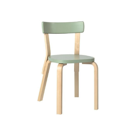Artek/CHAIR 66/チェア66/バーチ材/ナチュラルラッカー仕上げ/グリーンラッカー 【納期】約3～4週間（メーカー欠品時を除く）
