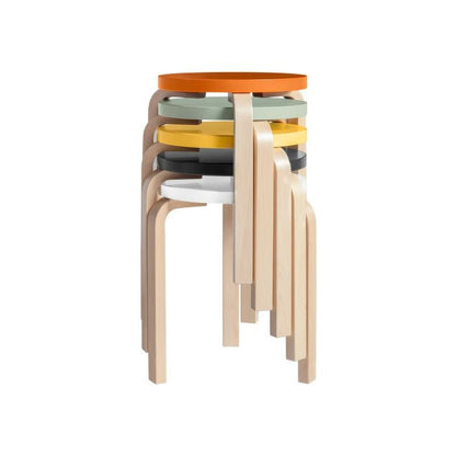 Artek/STOOL 60/スツール60/バーチ材/ナチュラルラッカー仕上げ/ブラックラッカー 【納期】約3～4週間（メーカー欠品時を除く）