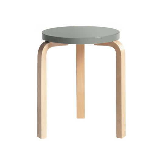 Artek/STOOL 60/スツール60/バーチ材/ナチュラルラッカー仕上げ/グレーラッカー