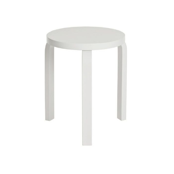 Artek/STOOL 60/スツール60/バーチ材/ホワイトラッカー仕上げ 【納期】約3～4週間（メーカー欠品時を除く）