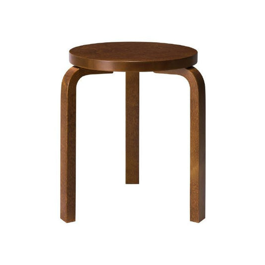 Artek/STOOL 60/スツール60/バーチ材/ウォルナットステイン仕上げ 【納期】約3～4週間（メーカー欠品時を除く）