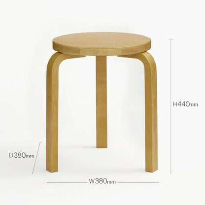 Artek/STOOL 60/スツール60/バーチ材/ハニーステイン仕上げ 【納期】約3～4週間（メーカー欠品時を除く）
