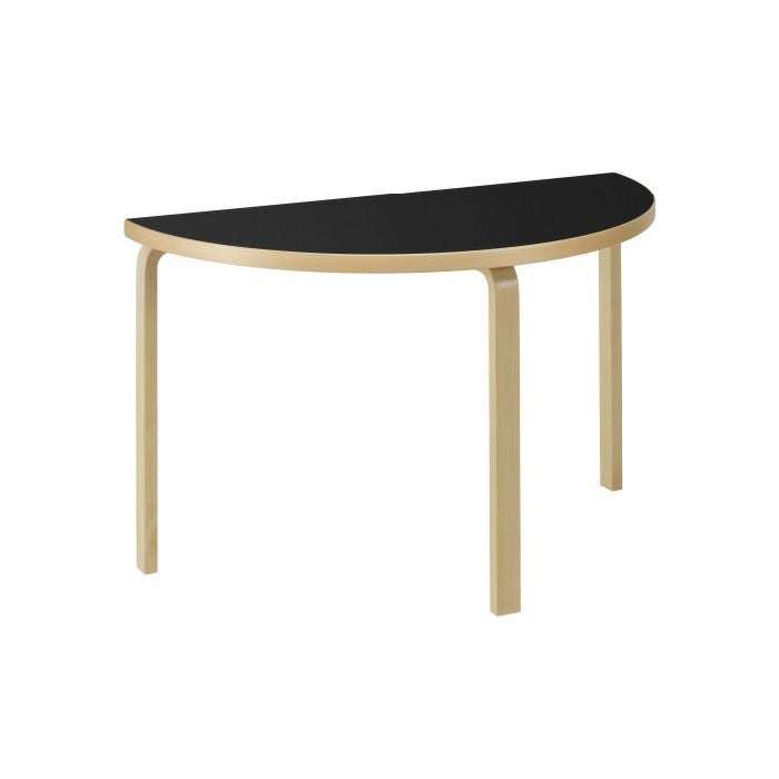Artek/95 TABLE/95テーブル/バーチ材/ナチュラルラッカー仕上げ/ブラックリノリウム 【納期】約3～4週間（メーカー欠品時を除く）
