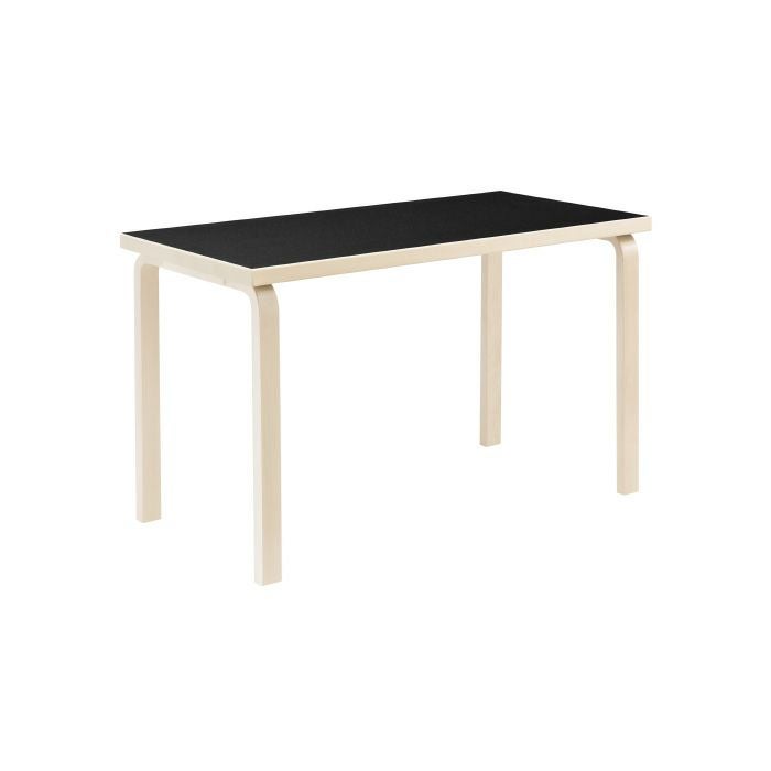Artek（アルテック）/80A TABLE/80Aテーブル/バーチ材/ナチュラルラッカー仕上げ/ブラックリノリウム【納期】2～3週間（メーカー欠品時除く）【納期】ご注文後確認