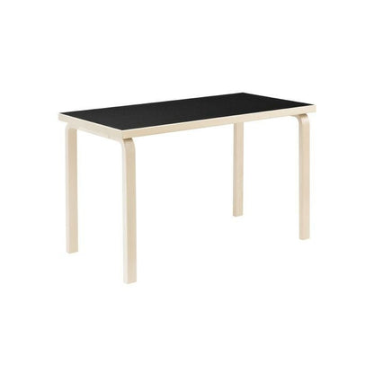 Artek（アルテック）/80A TABLE/80Aテーブル/バーチ材/ナチュラルラッカー仕上げ/ブラックリノリウム【納期】2～3週間（メーカー欠品時除く）【納期】ご注文後確認