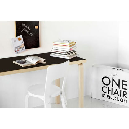 Artek（アルテック）/80A TABLE/80Aテーブル/バーチ材/ナチュラルラッカー仕上げ/ブラックリノリウム【納期】2～3週間（メーカー欠品時除く）【納期】ご注文後確認