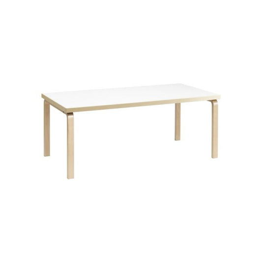 Artek/83 TABLE/83テーブル/バーチ材/ナチュラルラッカー仕上げ/ホワイトラミネート 【納期】約3～4週間（メーカー欠品時を除く）