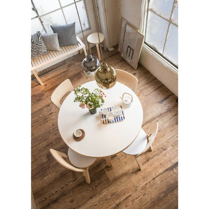 Artek/90A TABLE/90Aテーブル/バーチ材/ナチュラルラッカー仕上げ/ホワイトラミネート 【納期】約3～4週間（メーカー欠品時を除く）