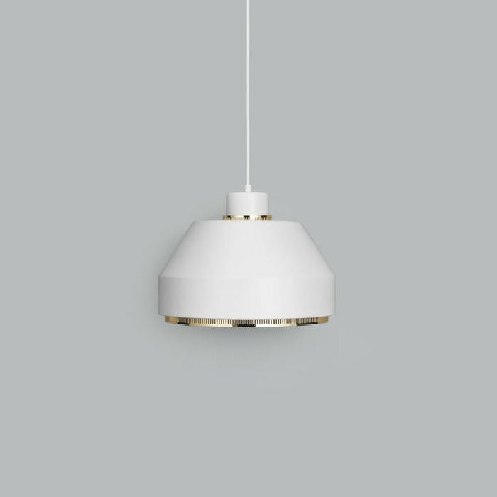 Artek/AMA500 Pendant Lamp/AMA500ペンダント/スチール/ホワイト塗装/ブラスメッキ 【納期】約3～4週間（メーカー欠品時を除く）