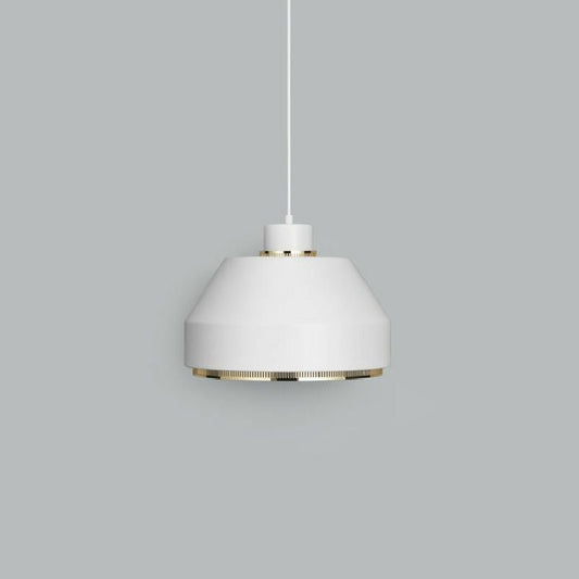Artek/AMA500 Pendant Lamp/AMA500ペンダント/スチール/ホワイト塗装/ブラスメッキ 【納期】約3～4週間（メーカー欠品時を除く）