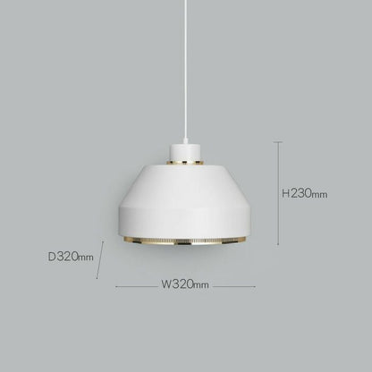 Artek/AMA500 Pendant Lamp/AMA500ペンダント/スチール/ホワイト塗装/ブラスメッキ 【納期】約3～4週間（メーカー欠品時を除く）