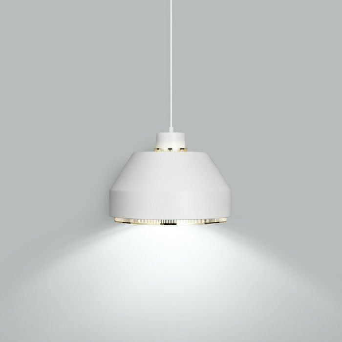 Artek/AMA500 Pendant Lamp/AMA500ペンダント/スチール/ホワイト塗装/ブラスメッキ 【納期】約3～4週間（メーカー欠品時を除く）