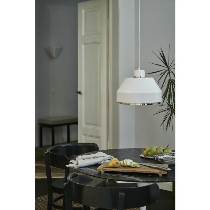 Artek/AMA500 Pendant Lamp/AMA500ペンダント/スチール/ホワイト塗装/ブラスメッキ 【納期】約3～4週間（メーカー欠品時を除く）