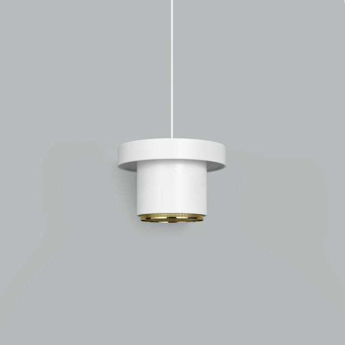 Artek/A201 Pendant Lamp/A201ペンダント/スチール/ホワイト塗装/ブラスメッキ 【納期】約3～4週間（メーカー欠品時を除く）