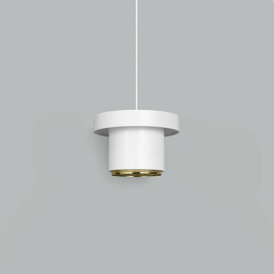 Artek/A201 Pendant Lamp/A201ペンダント/スチール/ホワイト塗装/ブラスメッキ 【納期】約3～4週間（メーカー欠品時を除く）