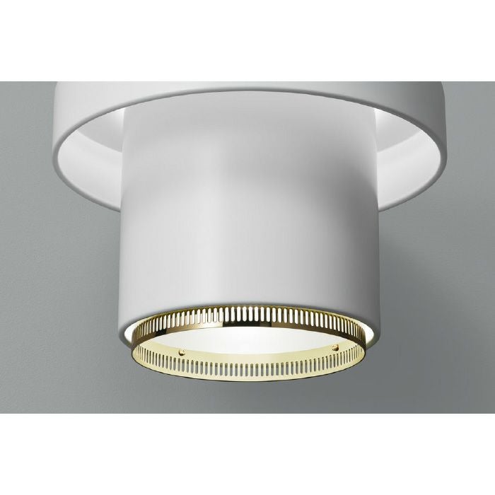 Artek/A201 Pendant Lamp/A201ペンダント/スチール/ホワイト塗装/ブラスメッキ 【納期】約3～4週間（メーカー欠品時を除く）