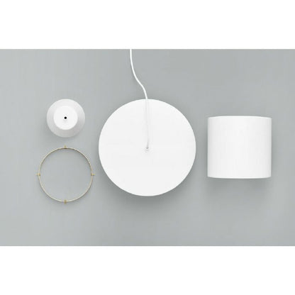 Artek/A201 Pendant Lamp/A201ペンダント/スチール/ホワイト塗装/ブラスメッキ 【納期】約3～4週間（メーカー欠品時を除く）