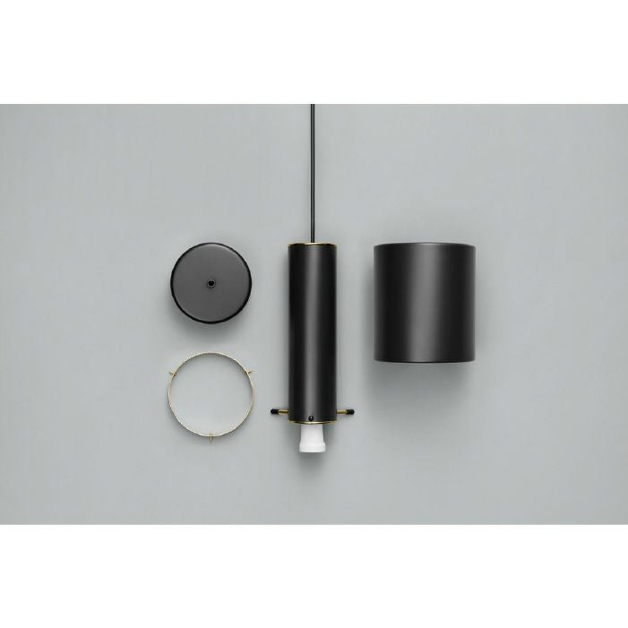 Artek/A110 Pendant Lamp “Hand Grenade“/A110 ペンダント 手榴弾/スチール/ブラック塗装/ブラスメッキ 【納期】約3～4週間（メーカー欠品時を除く）